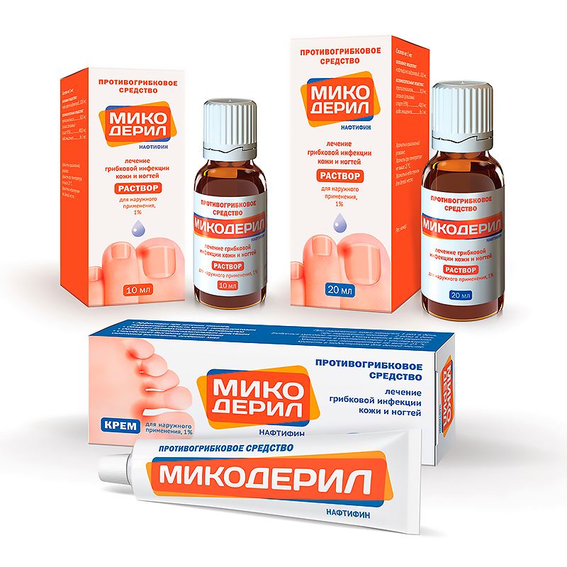 Противогрибковый препарат Микодерил, инструкция по применению, аналоги, отзывы
